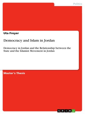 cover image of Democracy and Islam in Jordan